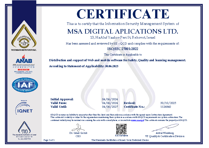 ISO 27001 english - information security